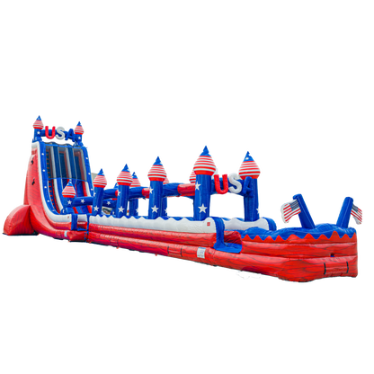 29FT USA Dual Lane Slip n Slide