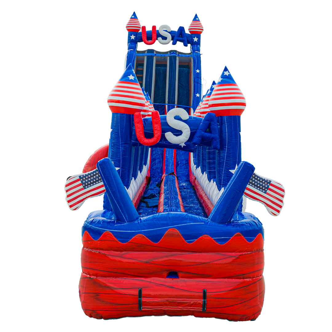 29FT USA Dual Lane Slip n Slide