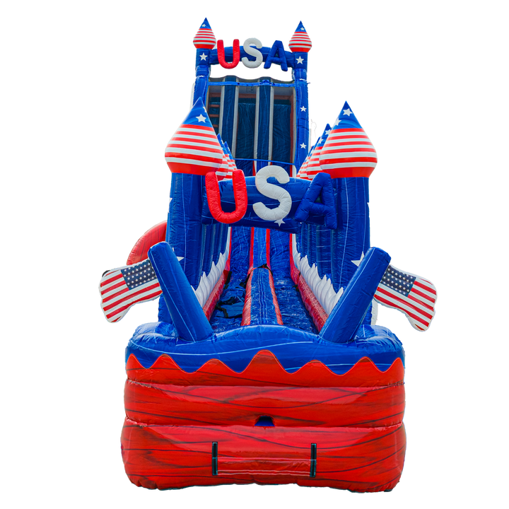 29FT USA Dual Lane Slip n Slide