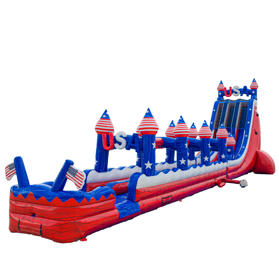 29FT USA Dual Lane Slip n Slide
