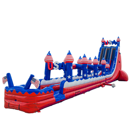 29FT USA Dual Lane Slip n Slide