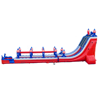 29FT USA Dual Lane Slip n Slide