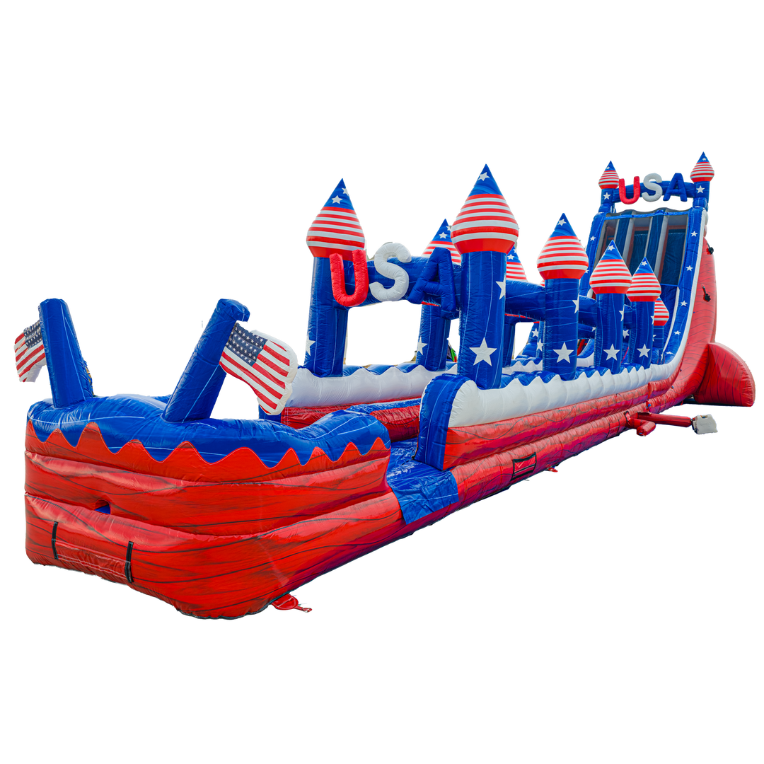 29FT USA Dual Lane Slip n Slide