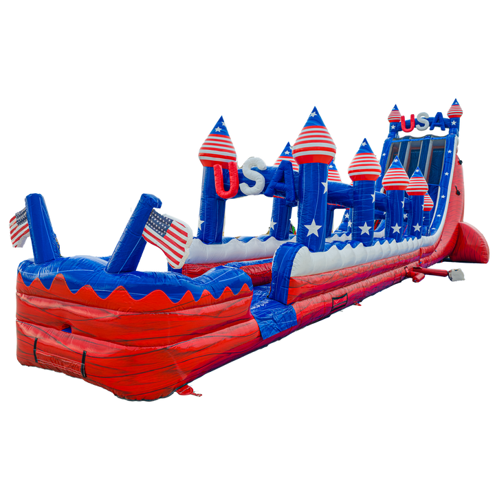 29FT USA Dual Lane Slip n Slide