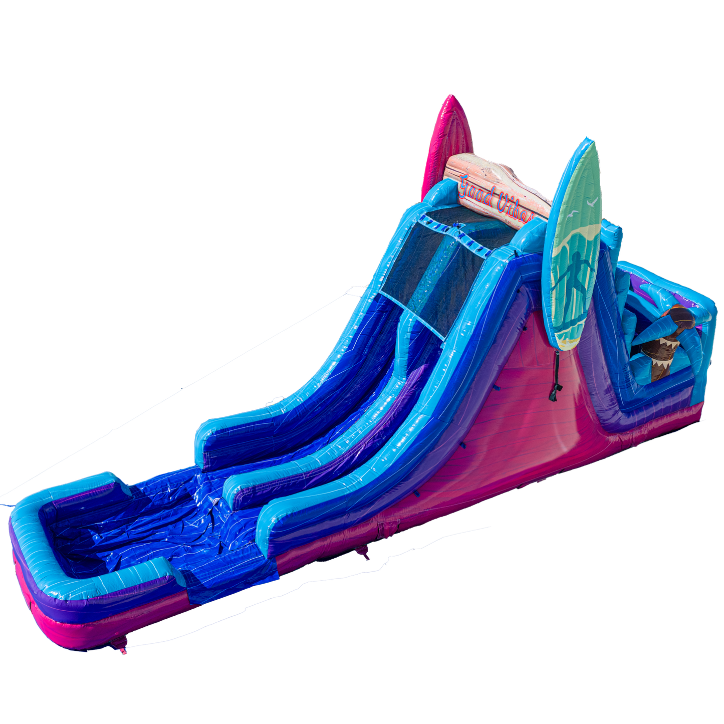 18FT Good Vibes Magenta Colorway Obstacle Course