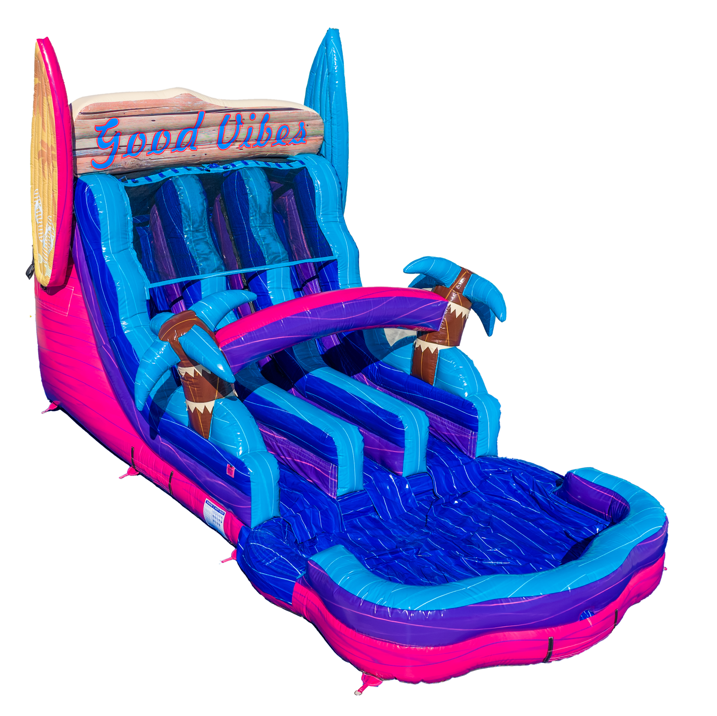 16FT Good Vibes Dual Magenta Colorway Slide
