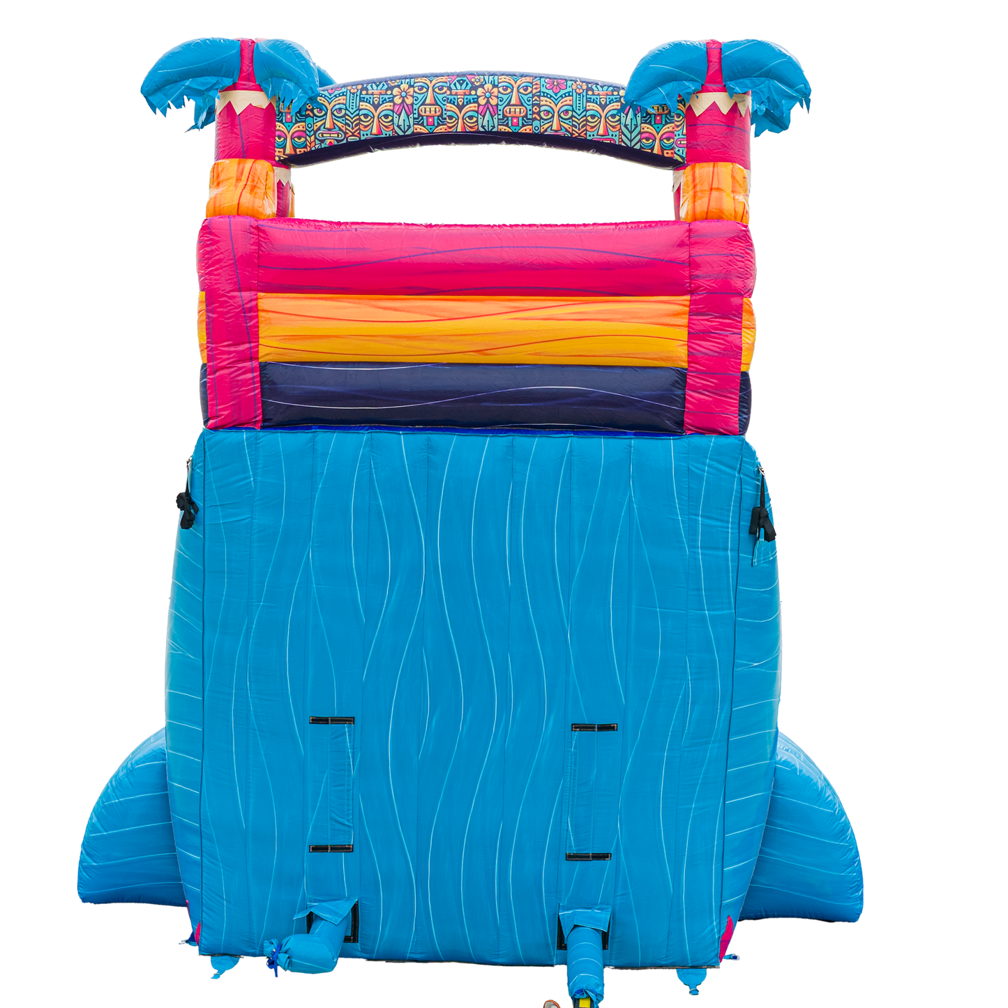 20FT Teal Rippling Rush Dual Lane Slide