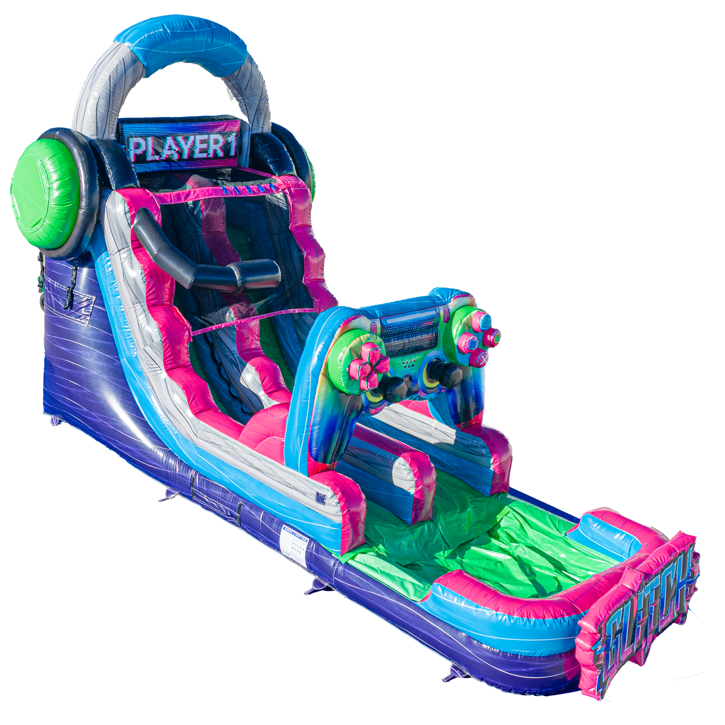 16FT Glitch Single Lane Slide