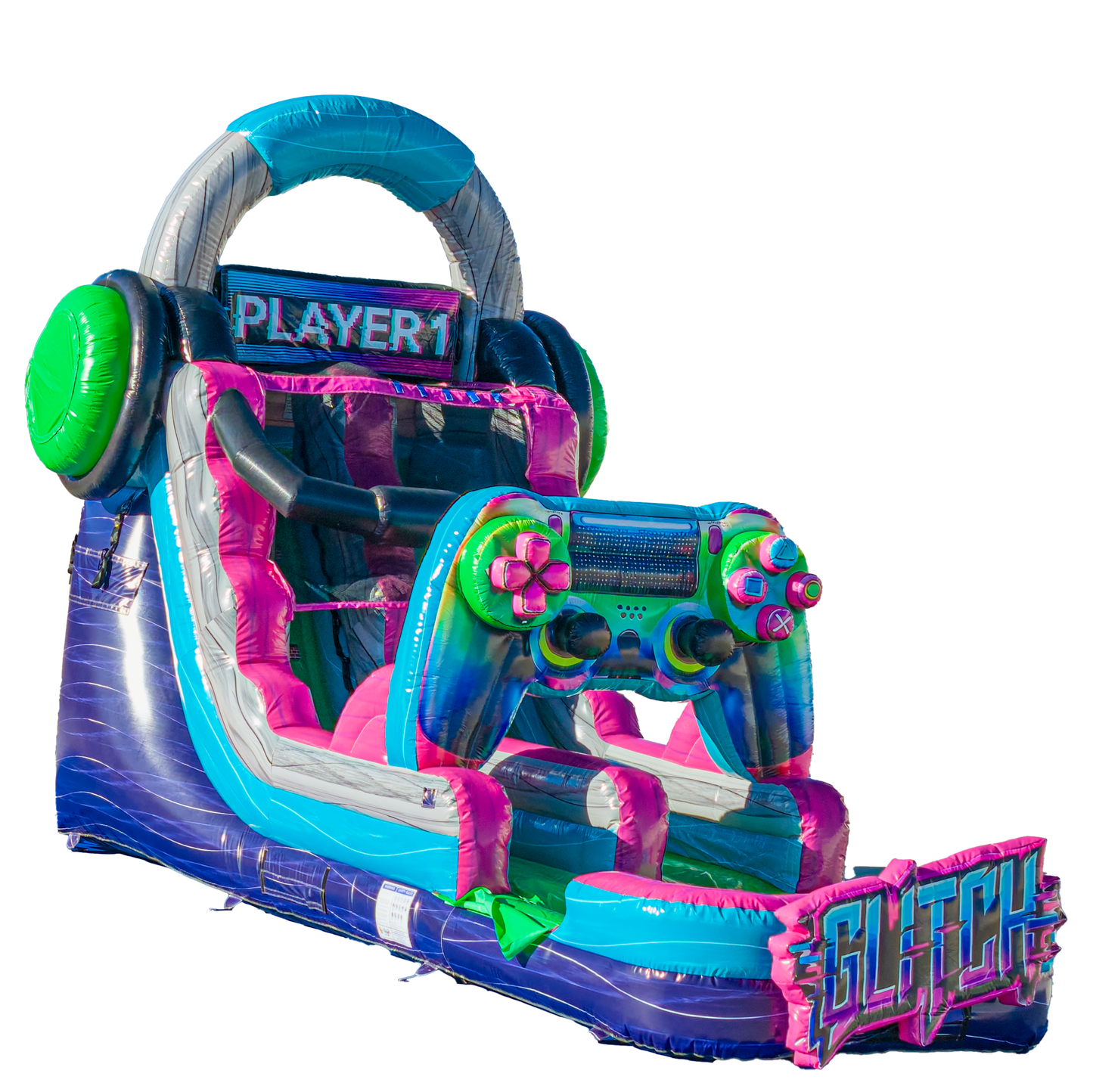 16FT Glitch Single Lane Slide