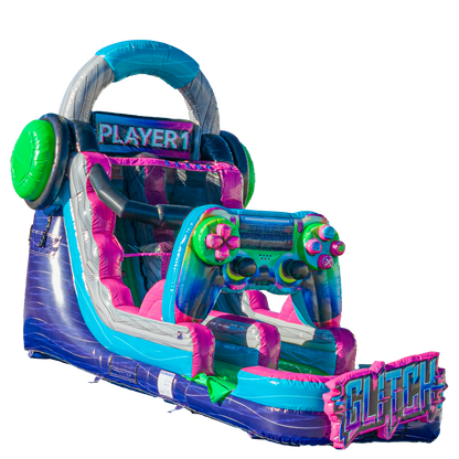 16FT Glitch Single Lane Slide