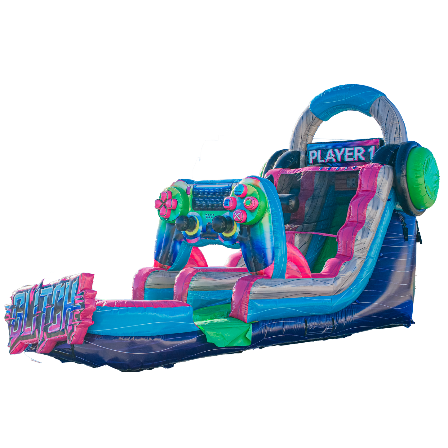 16FT Glitch Single Lane Slide