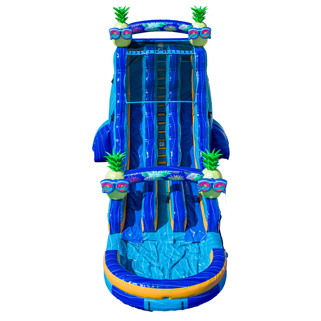 22FT Pineapple Dual Lane Slide