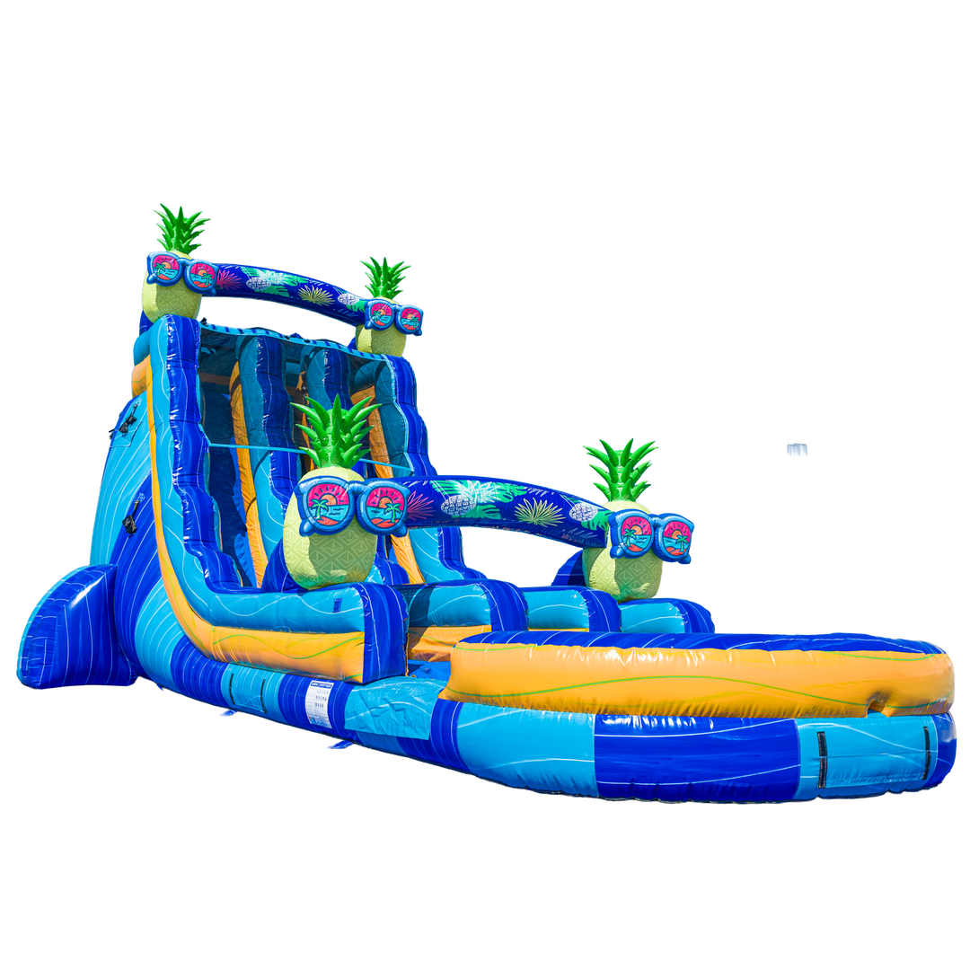 22FT Pineapple Dual Lane Slide