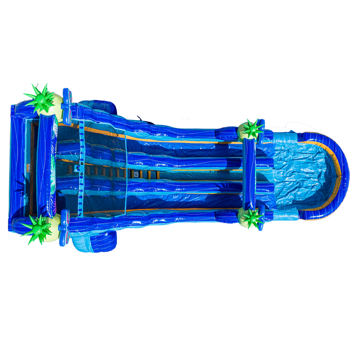 22FT Pineapple Dual Lane Slide