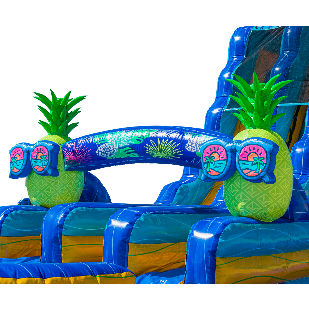 22FT Pineapple Dual Lane Slide