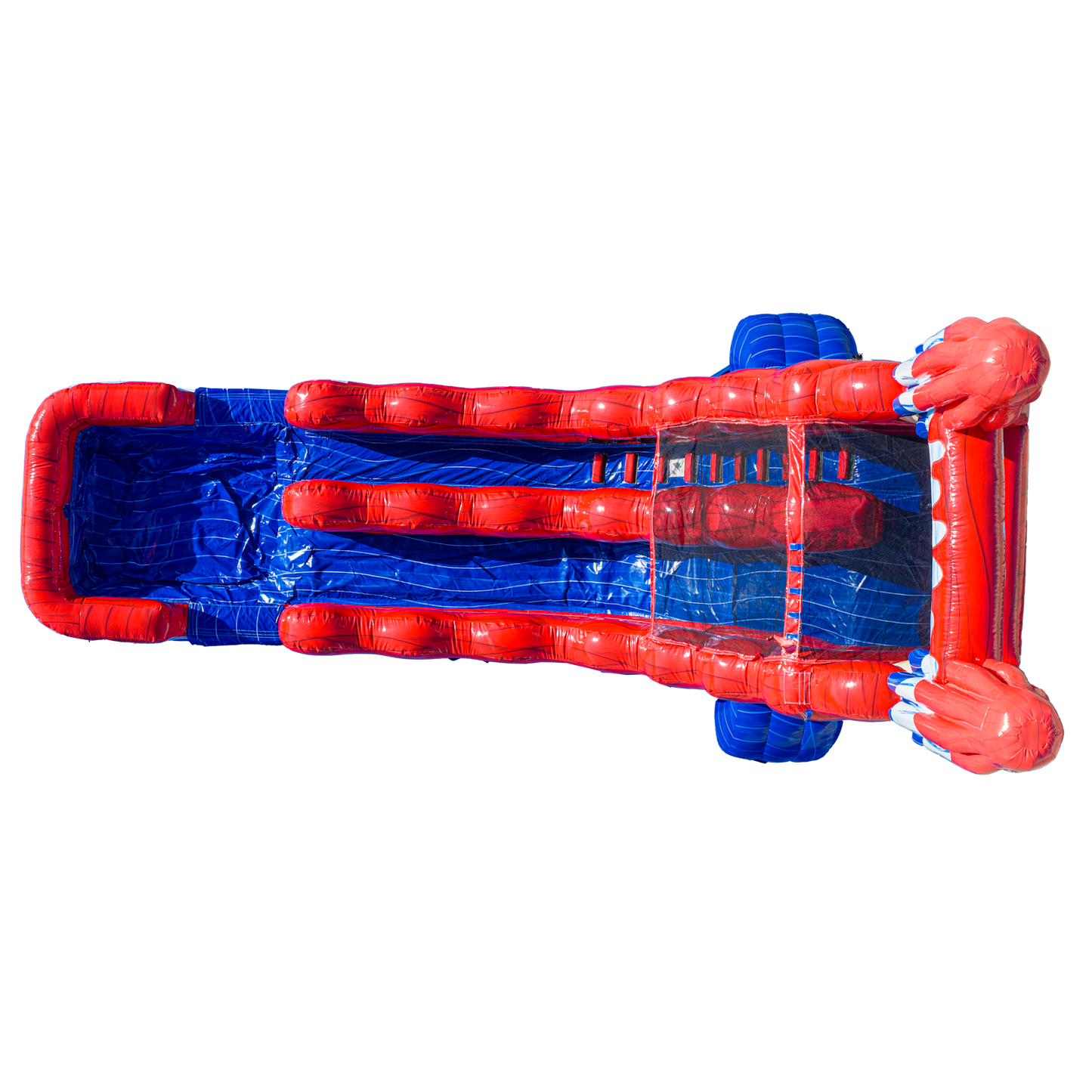 18FT Red White and Cool Popsicle Single Lane Slide