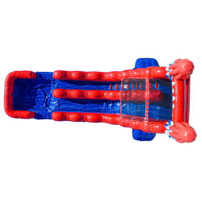 18FT Red White and Cool Popsicle Single Lane Slide