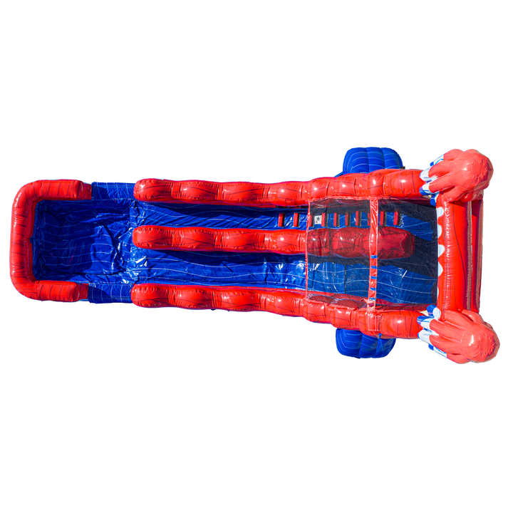 18FT Red White and Cool Popsicle Single Lane Slide