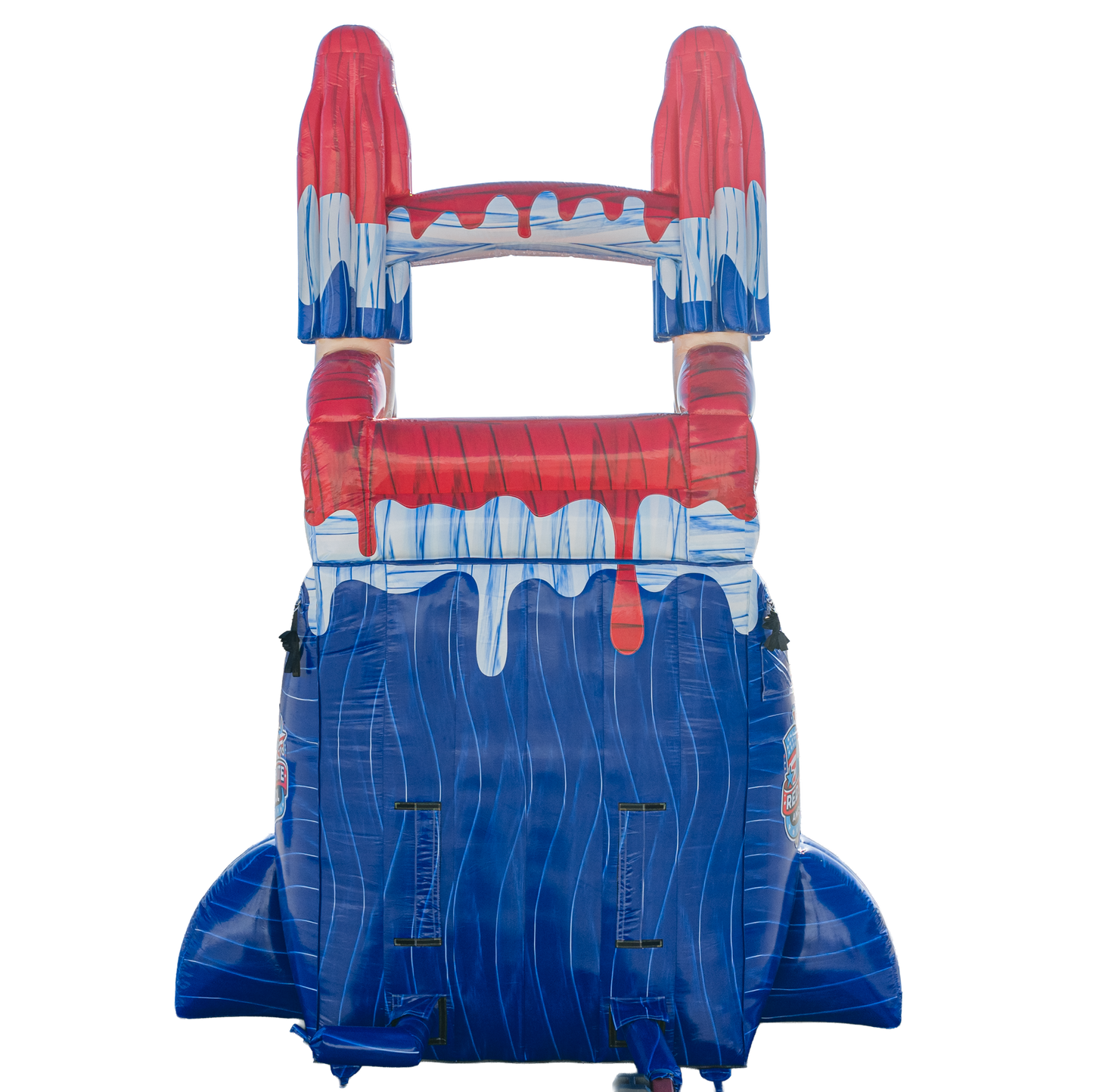 18FT Red White and Cool Popsicle Single Lane Slide