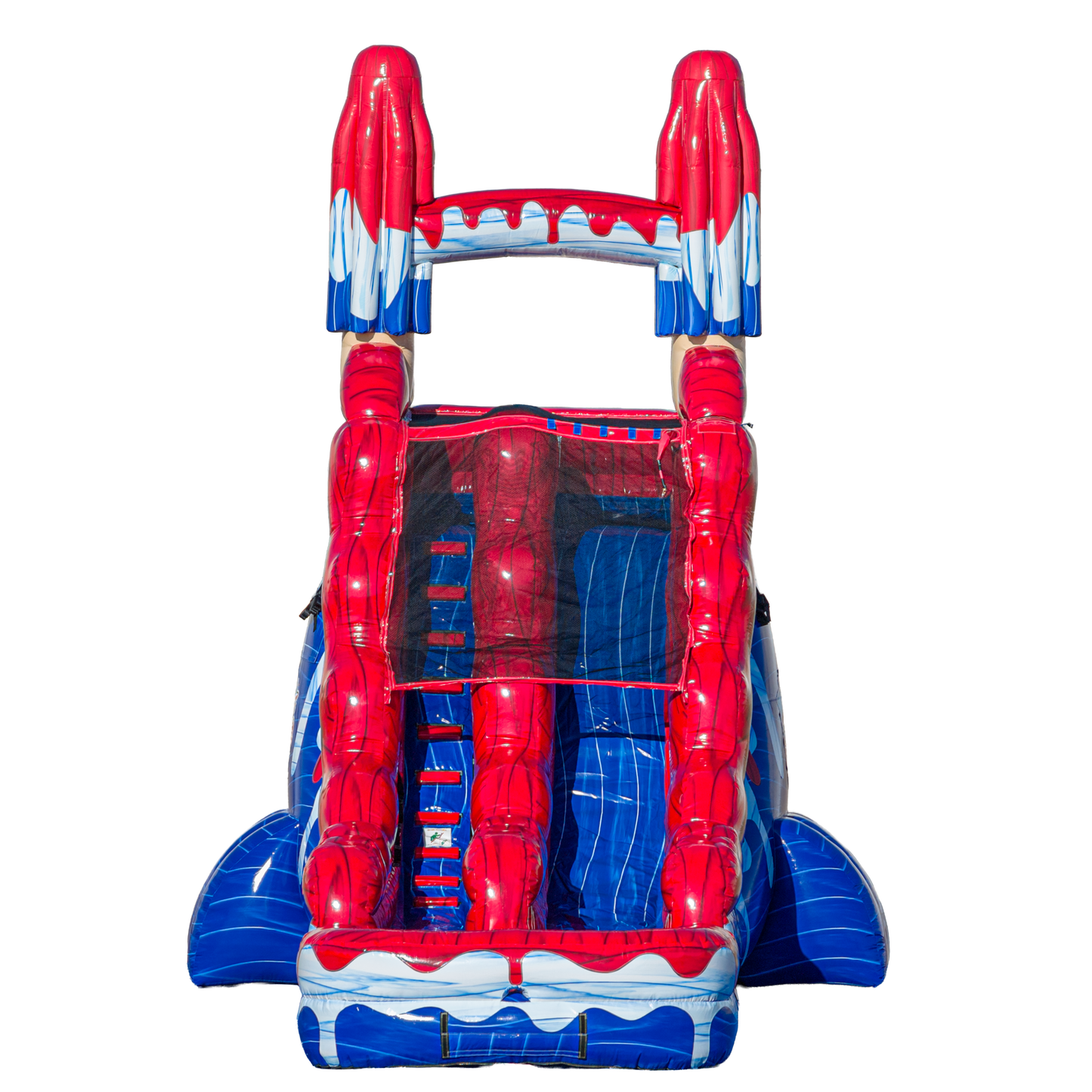 18FT Red White and Cool Popsicle Single Lane Slide