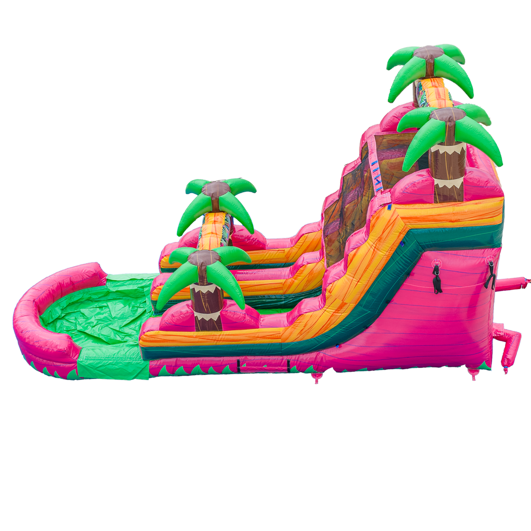 16FT Magenta Single Lane Slide