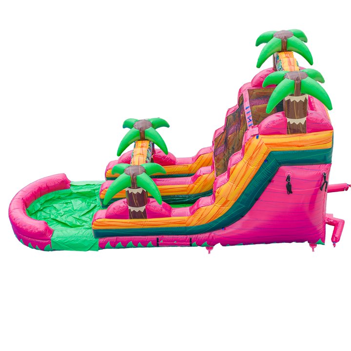 16FT Magenta Single Lane Slide