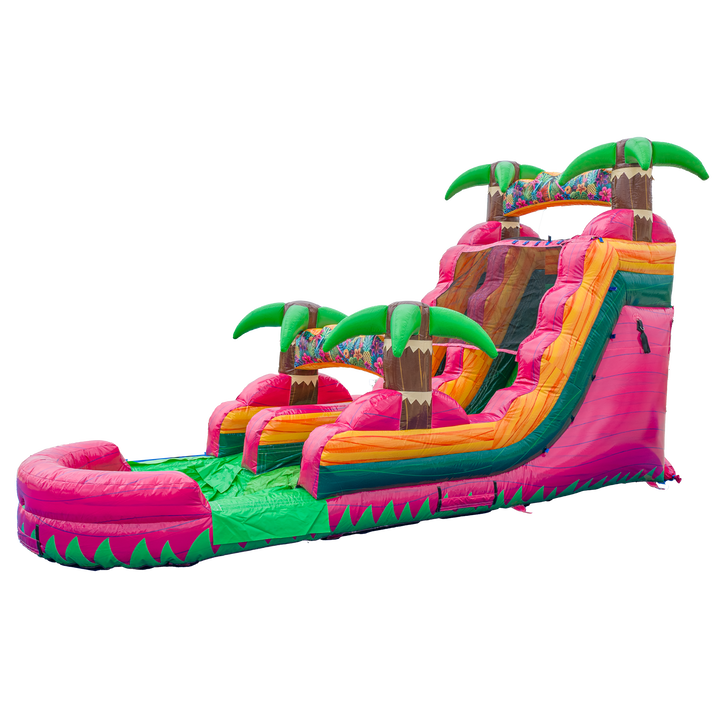 16FT Magenta Single Lane Slide