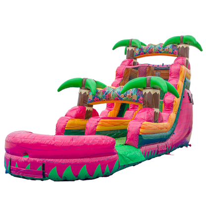 16FT Magenta Single Lane Slide