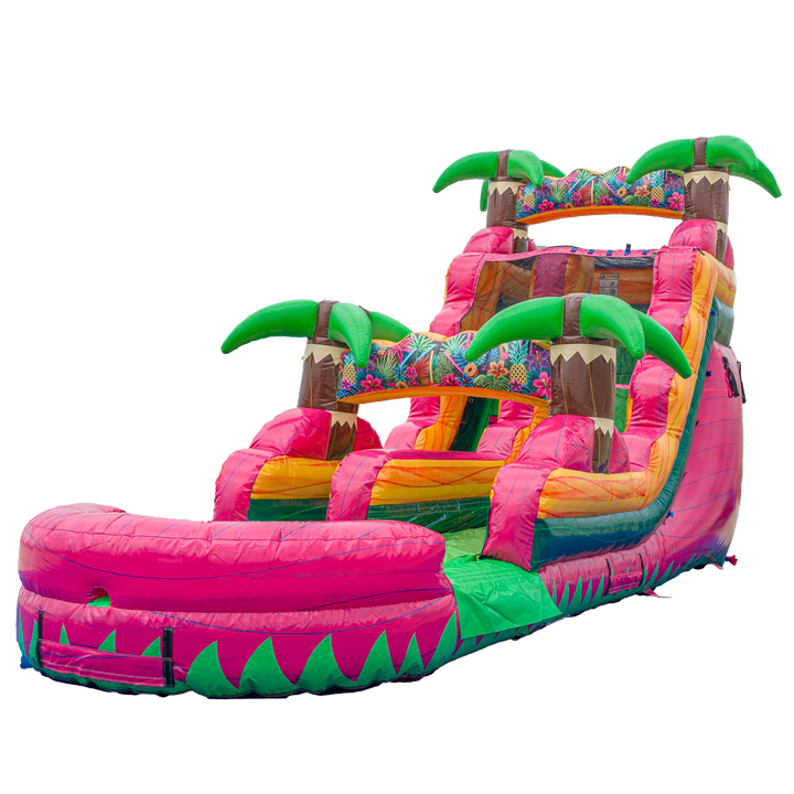 16FT Magenta Single Lane Slide