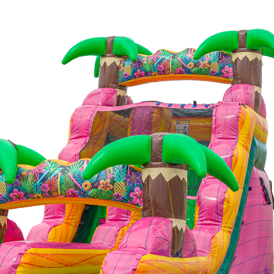 16FT Magenta Single Lane Slide
