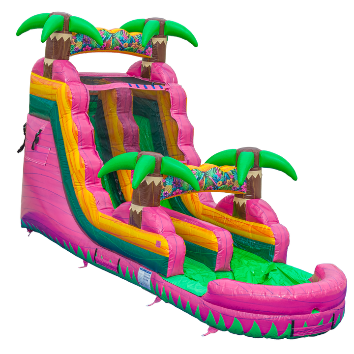 16FT Magenta Single Lane Slide