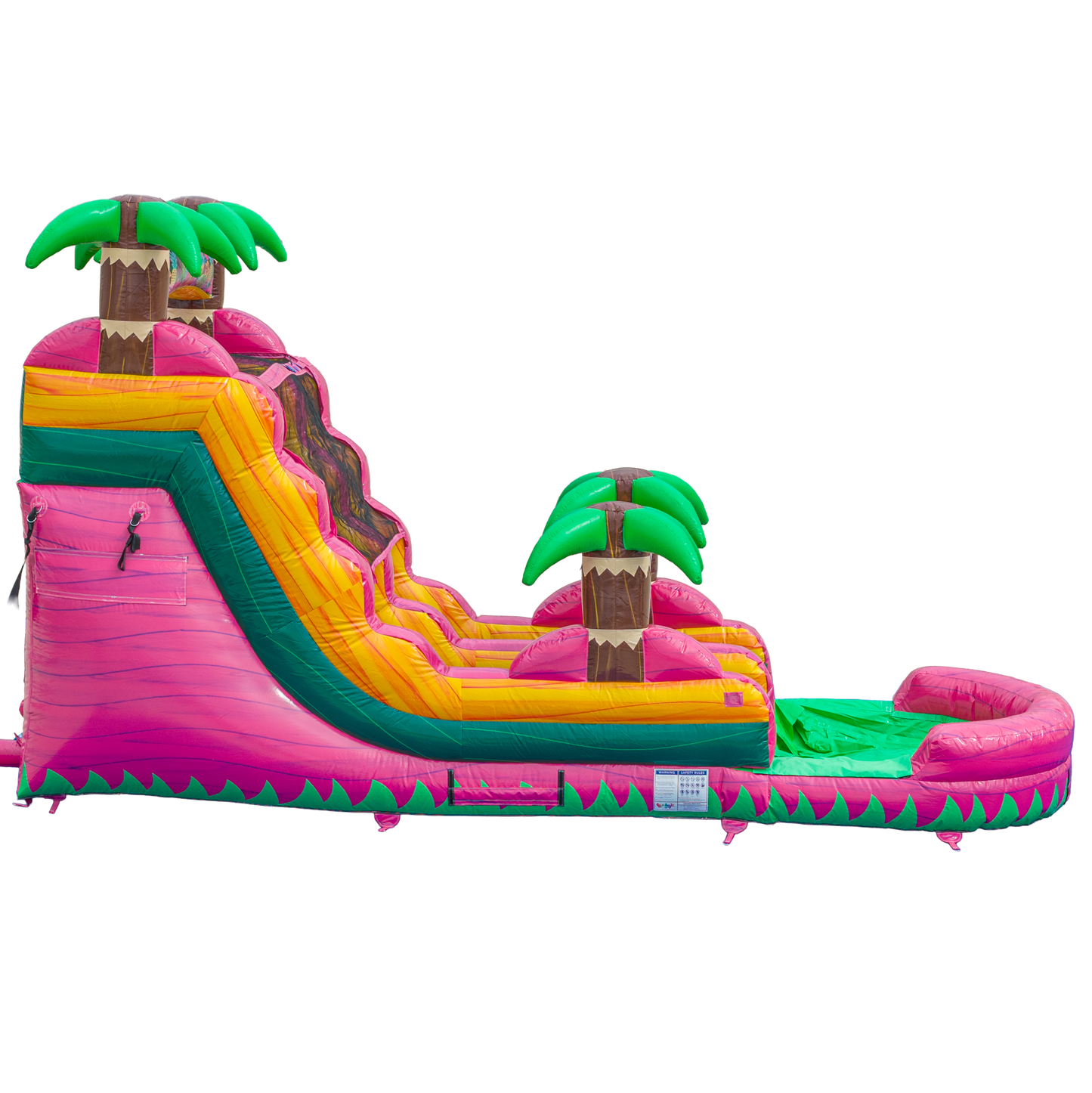 16FT Magenta Single Lane Slide