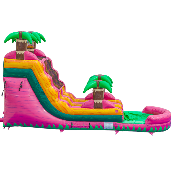 16FT Magenta Single Lane Slide