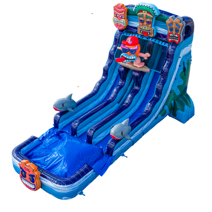 18FT Tiki Tovi Dual Lane Slide