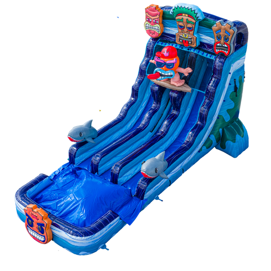 18FT Tiki Tovi Dual Lane Slide