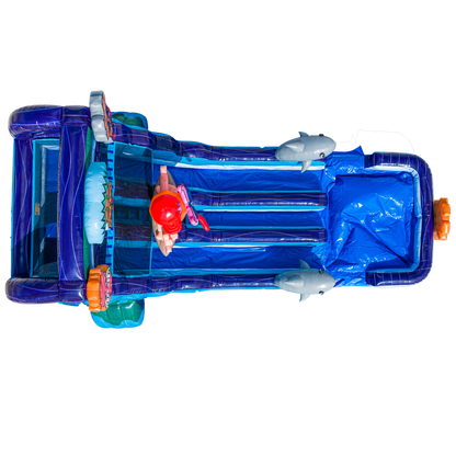 18FT Tiki Tovi Dual Lane Slide