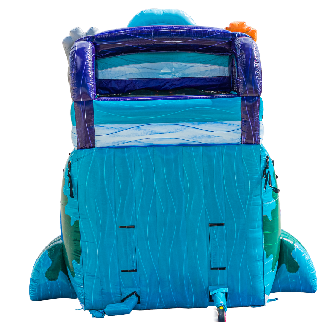 18FT Tiki Tovi Dual Lane Slide
