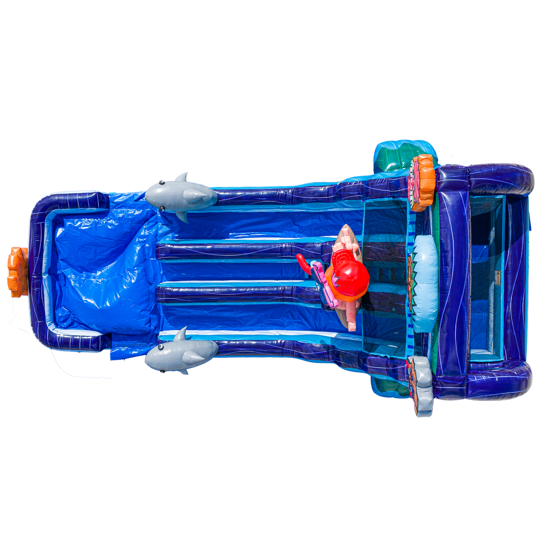 18FT Tiki Tovi Dual Lane Slide