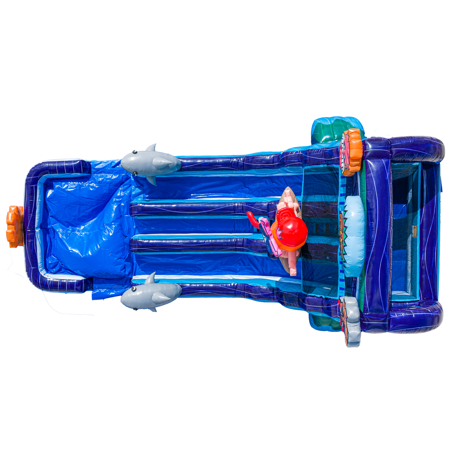 18FT Tiki Tovi Dual Lane Slide