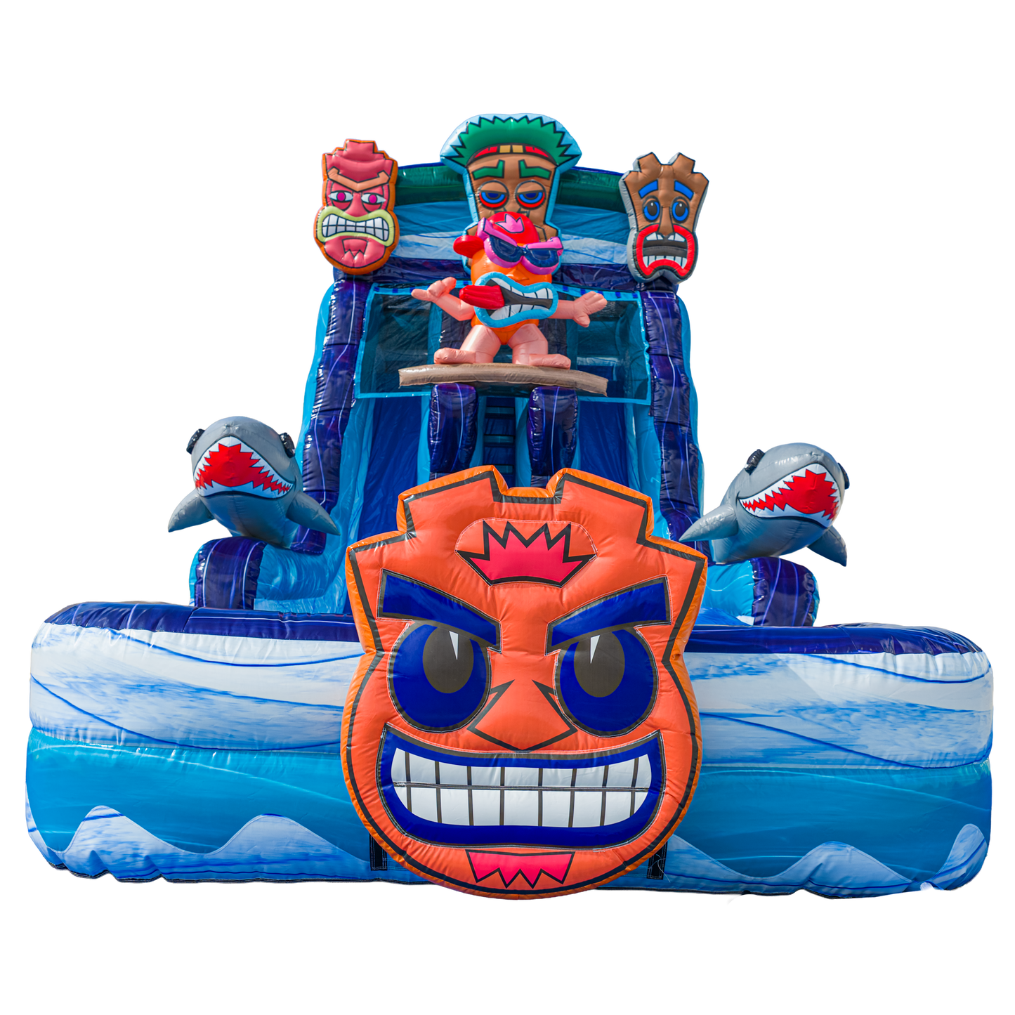 18FT Tiki Tovi Dual Lane Slide
