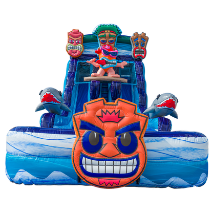 18FT Tiki Tovi Dual Lane Slide