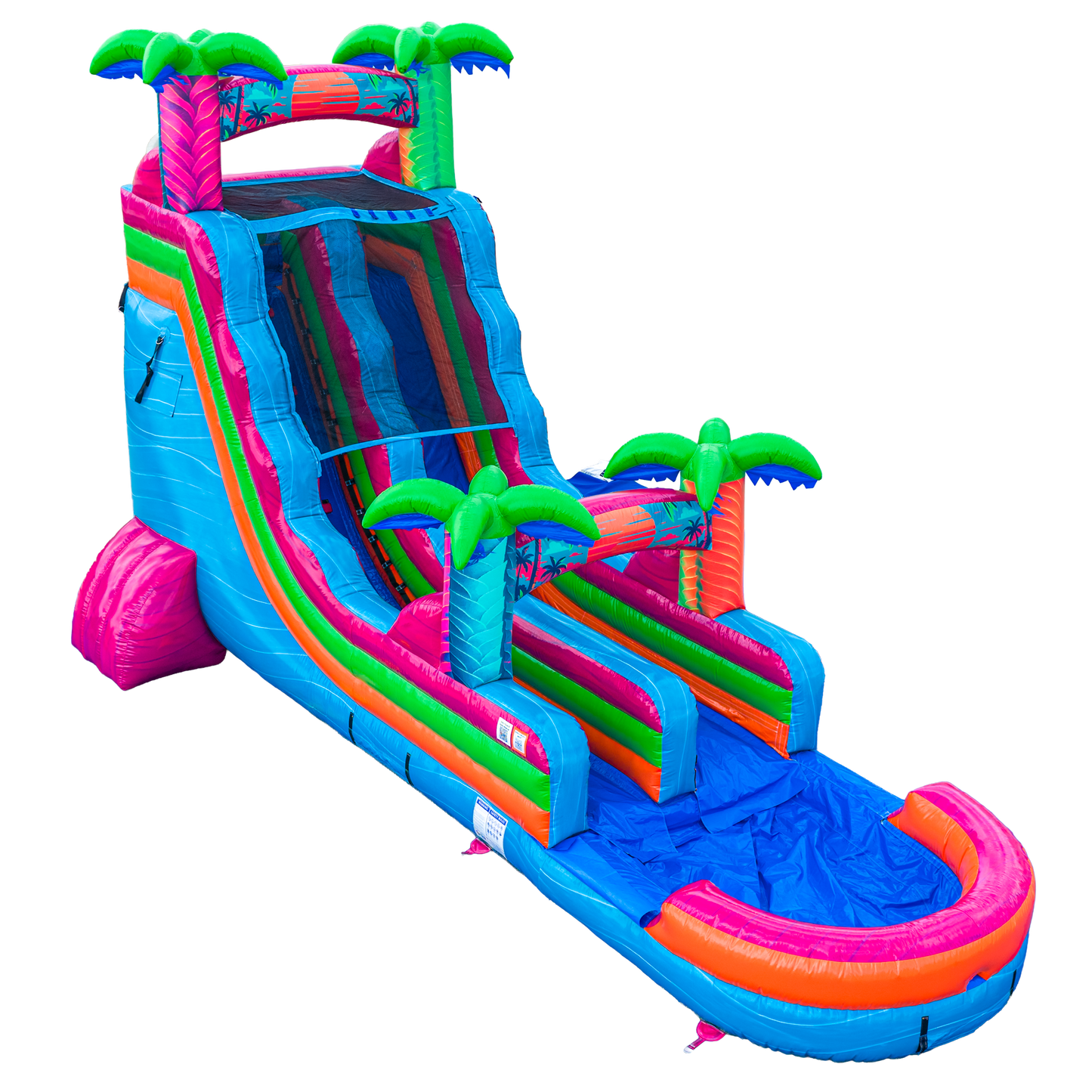 18FT Electric Tropics Single Lane Slide