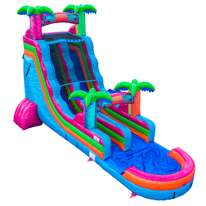 18FT Electric Tropics Single Lane Slide