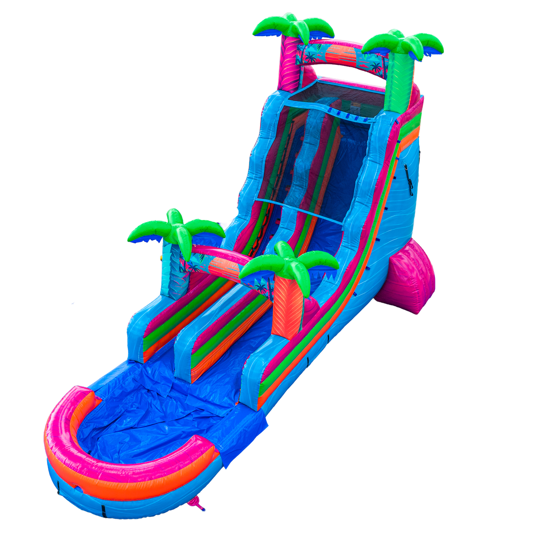 18FT Electric Tropics Single Lane Slide