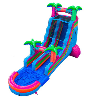 18FT Electric Tropics Single Lane Slide