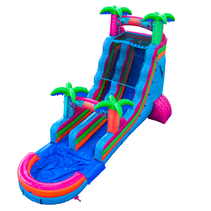 18FT Electric Tropics Single Lane Slide