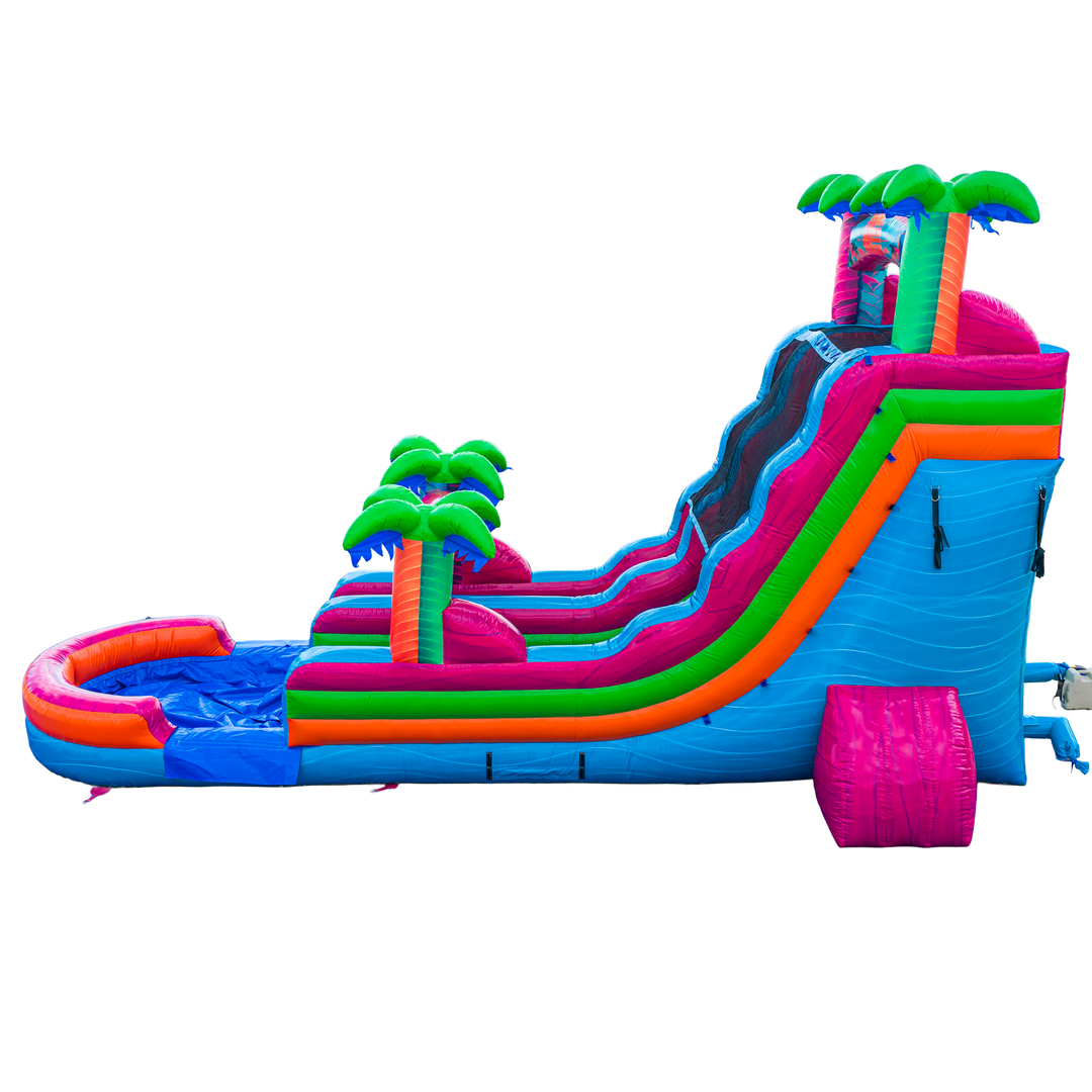 18FT Electric Tropics Single Lane Slide