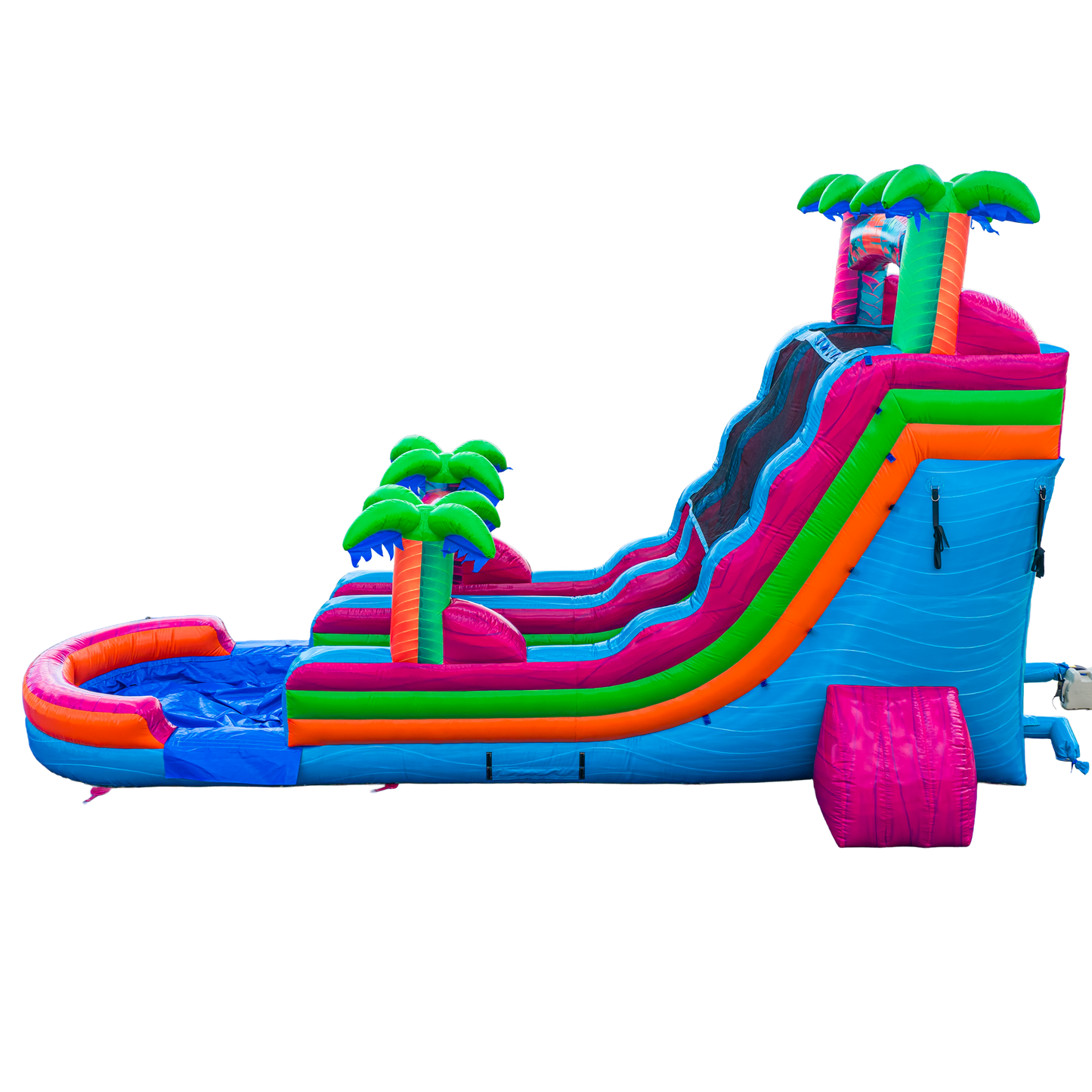 18FT Electric Tropics Single Lane Slide