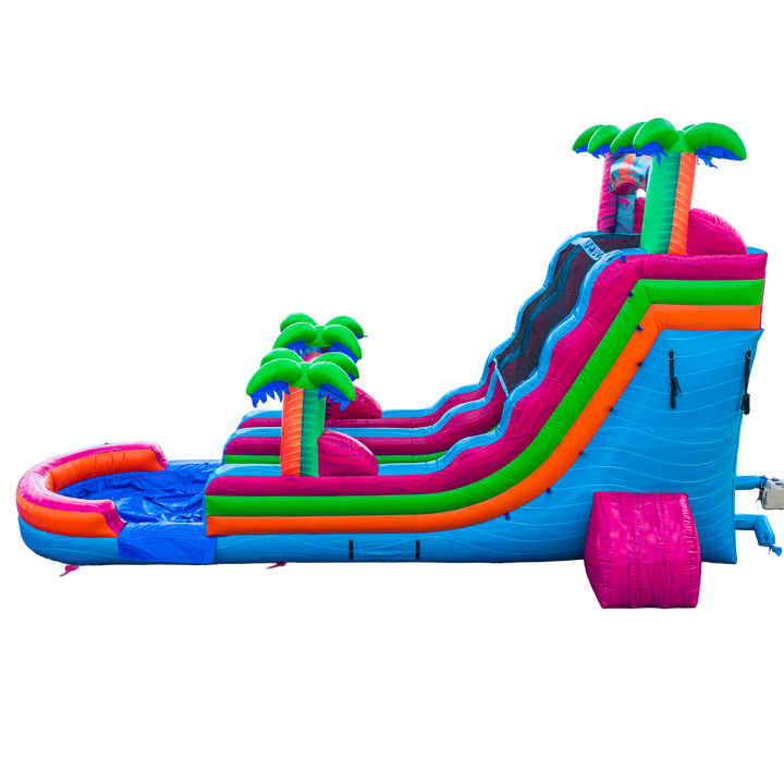 18FT Electric Tropics Single Lane Slide