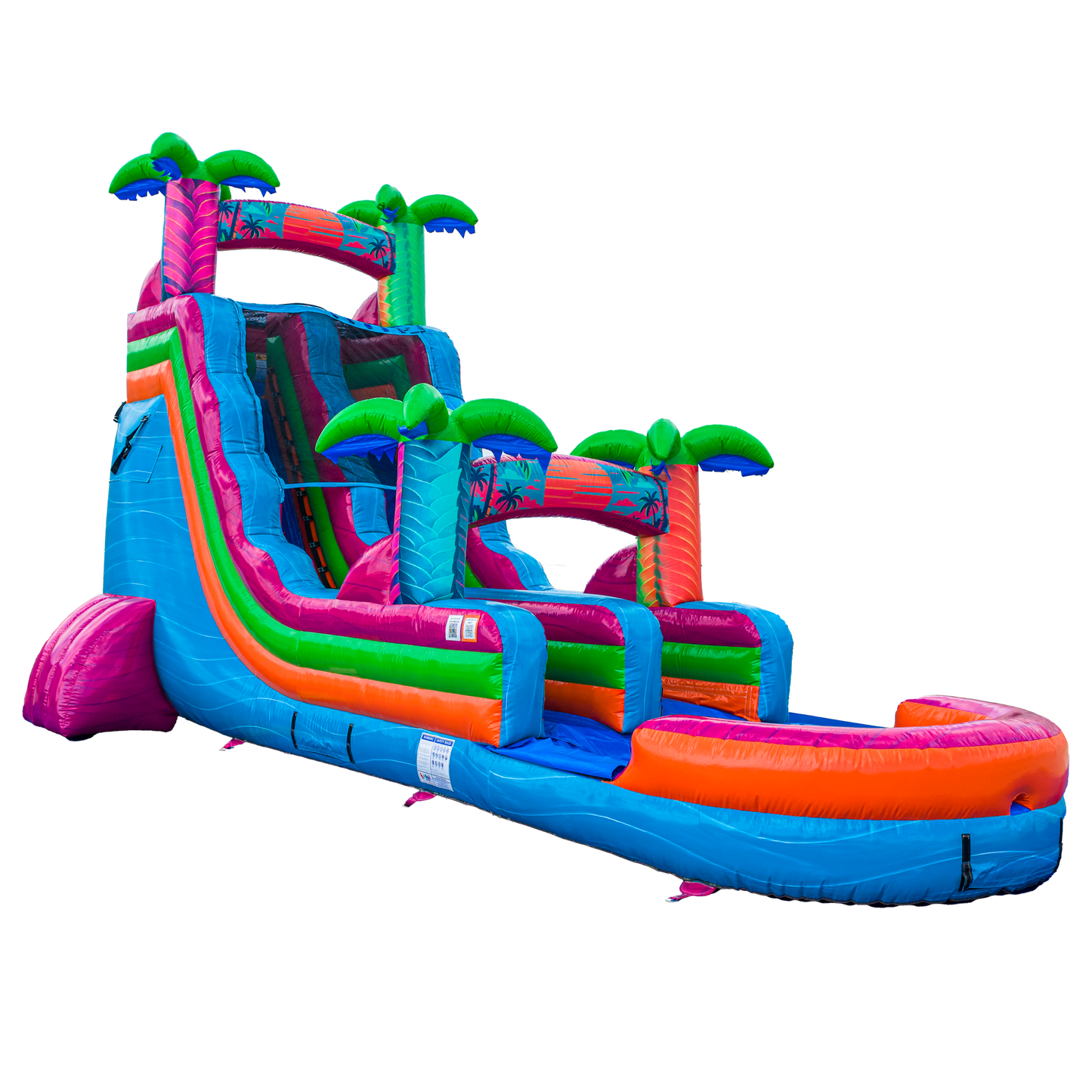 18FT Electric Tropics Single Lane Slide